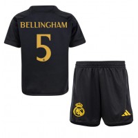Echipament fotbal Real Madrid Jude Bellingham #5 Tricou Treilea 2023-24 pentru copii maneca scurta (+ Pantaloni scurti)
